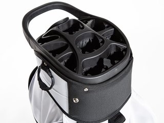 JuCad Sporty cart bag, zwart/geel