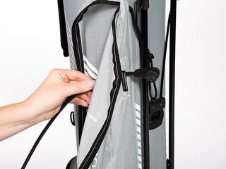 JuCad Superlight stand bag, grijs/wit