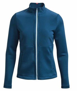Under Armour Storm Daytona FZ dames sweatshirt, petrolblauw