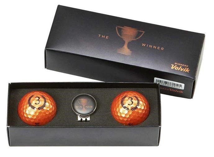 Volvik CHAMPION Box BRONZE golfballen, bronzen