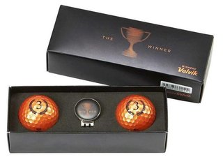 Volvik CHAMPION Box BRONZE golfballen, bronzen