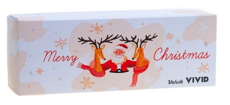 Volvik VIVID Merry Christmas golfballen, mix barev
