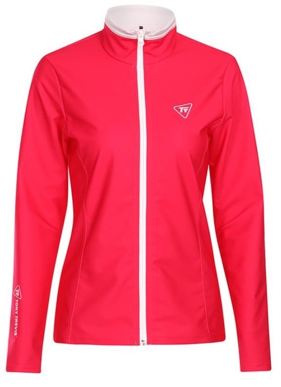 Tony Trevis TT print dames sweatshirt, rood