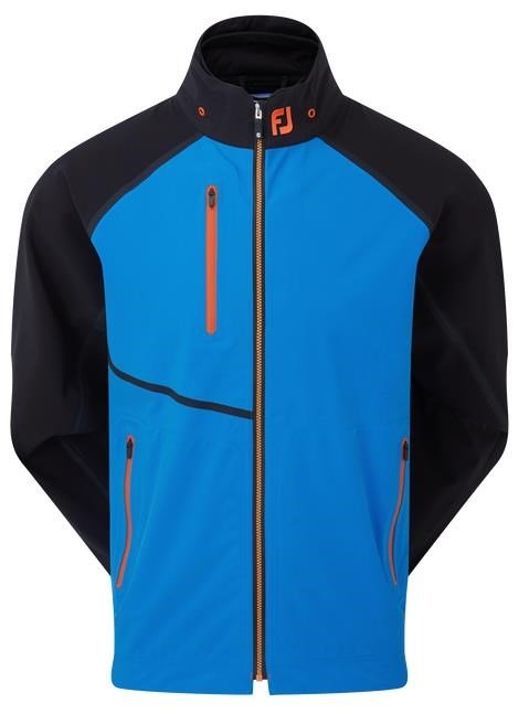 FootJoy HydroTour heren jack, saffier/zwart/oranje