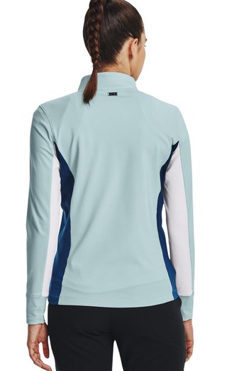 Under Armour Storm Midlayer 1/2 Zip dames jack, fuse teal/white