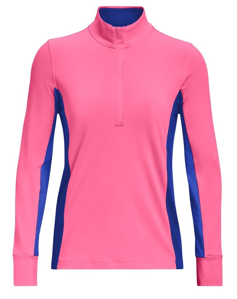 Under Armour Storm Midlayer 1/2 Zip dames jack, pink punk/versa blue