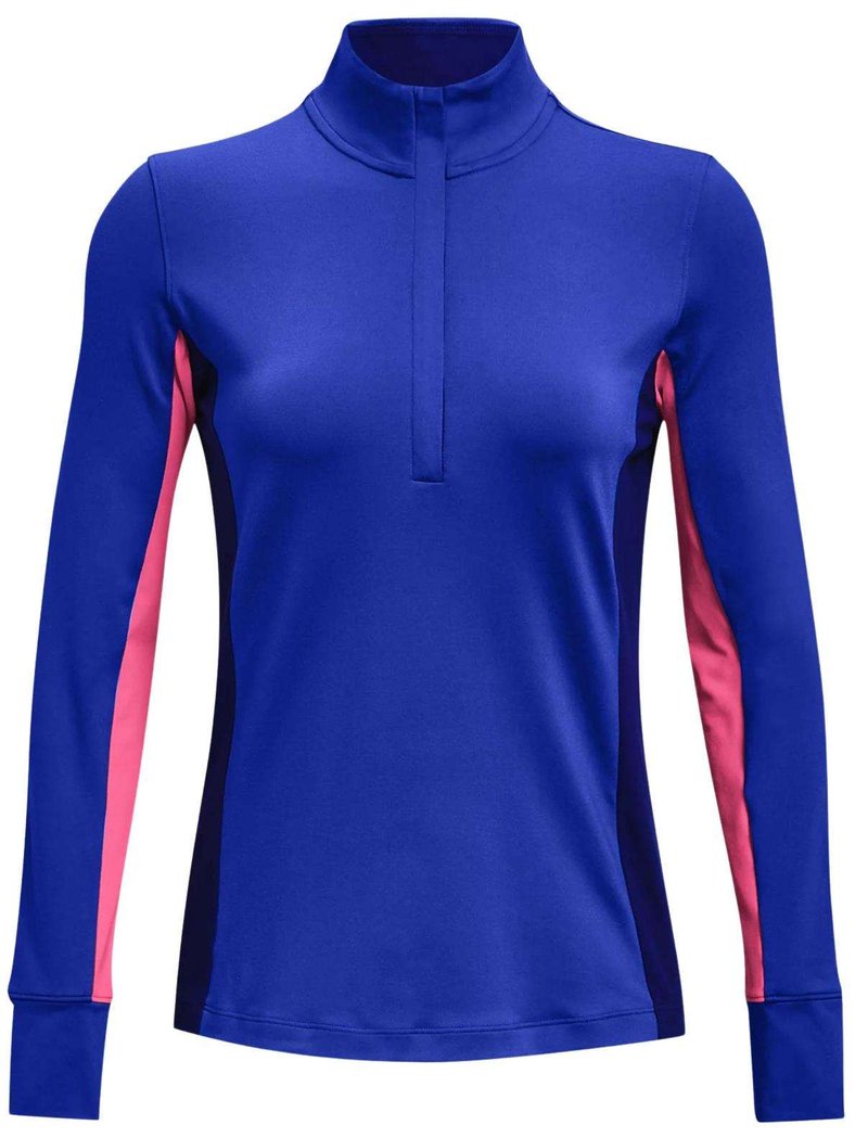 Under Armour Storm Midlayer 1/2 Zip dames sweatshirt, versa blue/pink punk