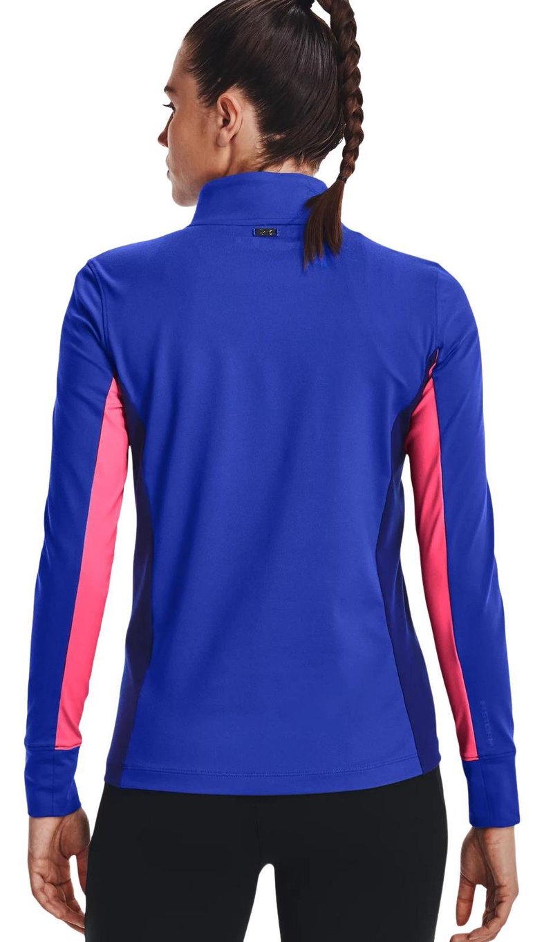 Under Armour Storm Midlayer 1/2 Zip dames sweatshirt, versa blue/pink punk