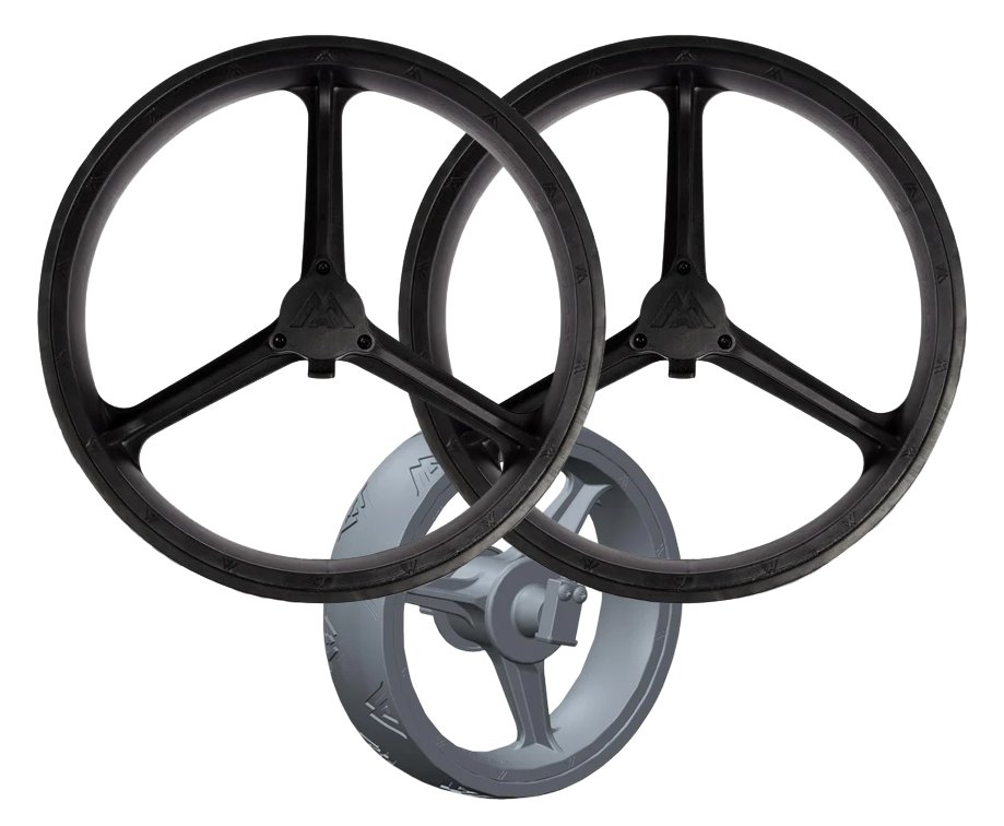 Big Max Spare Part - Wielset (2 achter, 1 voor), zwart