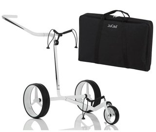 JuCad Carbon handwagen, zwart/wit + draagtas JTT