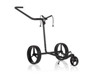 JuCad Carbon Shadow 3-wielige handwagen, mat zwart + draagtas JTT