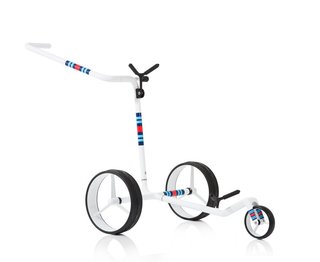 JuCad Carbon Racing handtrolley + draagtas JTT, wit