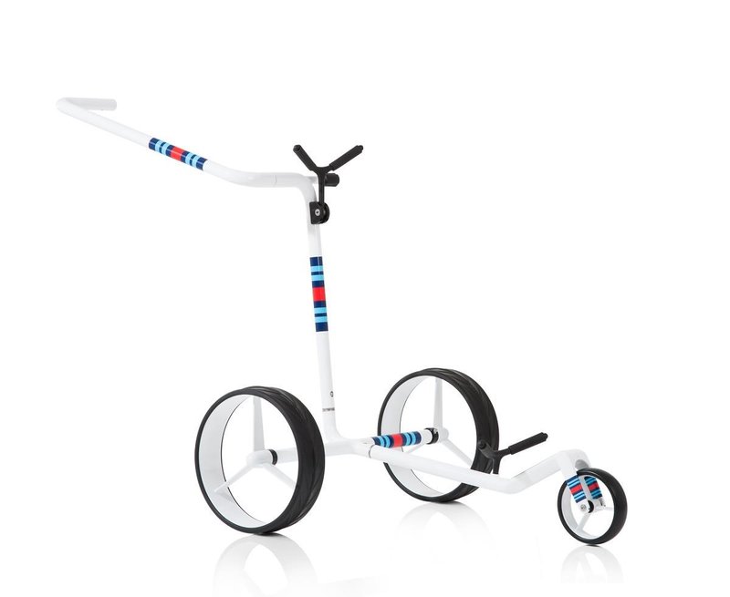 JuCad Carbon Racing handtrolley + draagtas JTT, wit