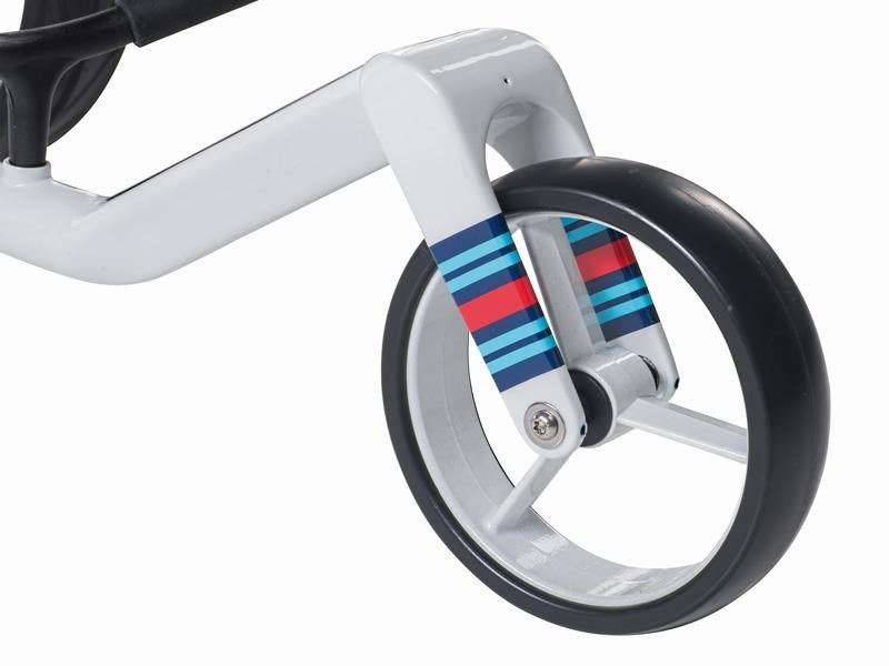 JuCad Carbon Racing handtrolley + draagtas JTT, wit