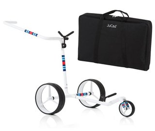 JuCad Carbon Racing handtrolley + draagtas JTT, wit