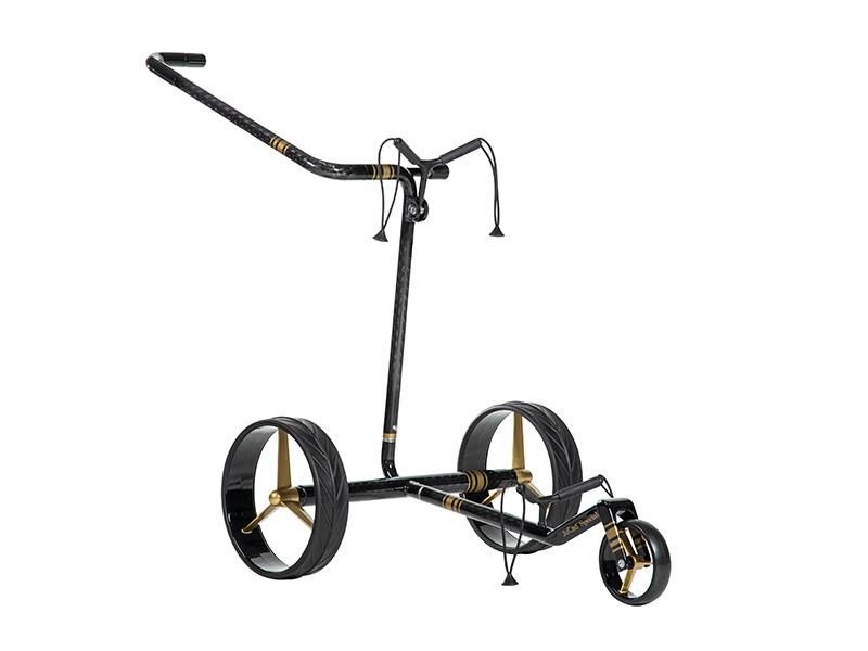 JuCad Carbon Special handwagen + draagtas JTT, zwart