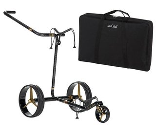 JuCad Carbon Special handwagen + draagtas JTT, zwart
