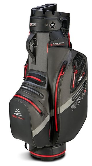 Big Max AQUA Silencio 4 Organizer cart bag, charcoal/black/red