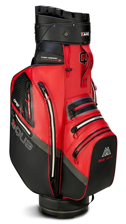 Big Max AQUA Silencio 4 Organizer cart bag, rood/zwart