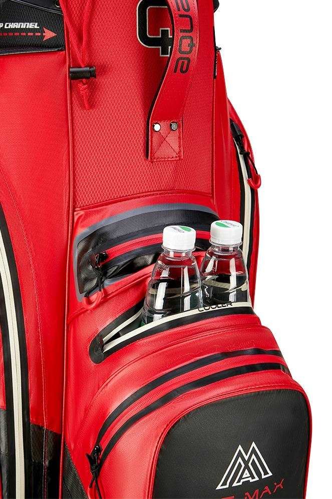 Big Max AQUA Silencio 4 Organizer cart bag, rood/zwart