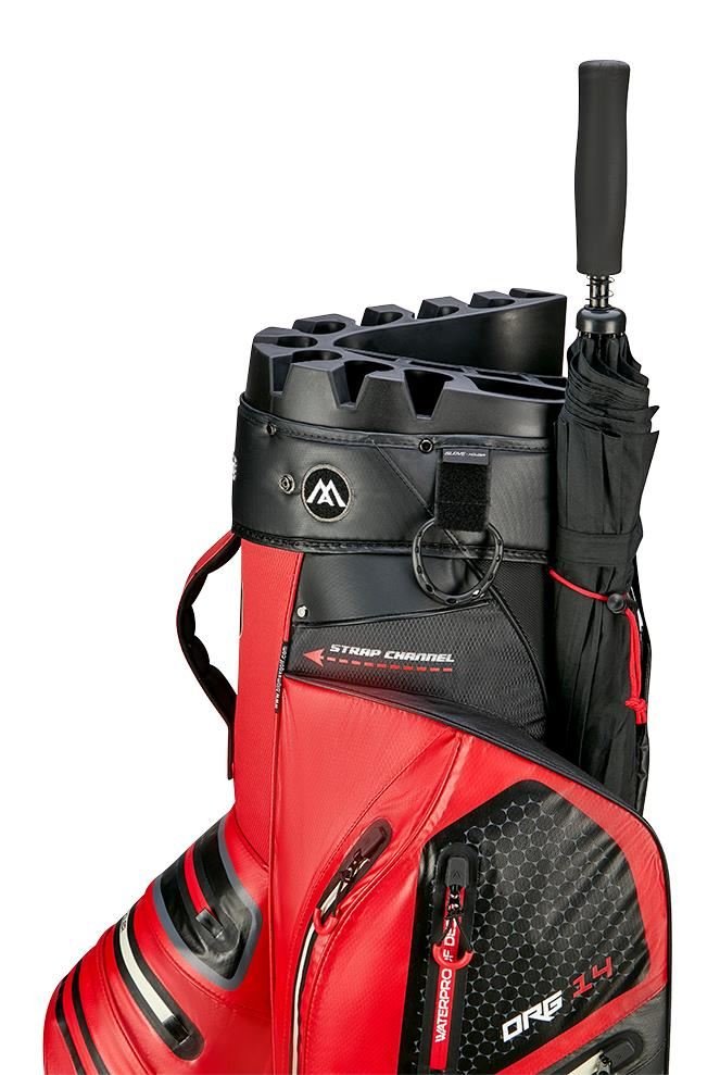 Big Max AQUA Silencio 4 Organizer cart bag, rood/zwart