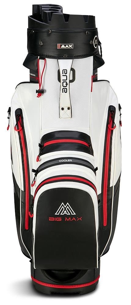 Big Max AQUA Silencio 4 Organizer cart bag, wit/zwart/rood