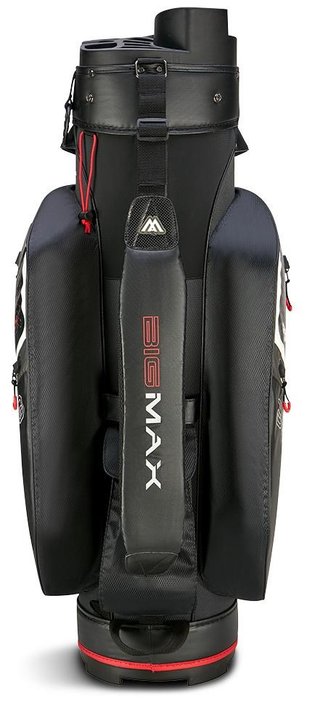 Big Max AQUA Silencio 4 Organizer cart bag, wit/zwart/rood