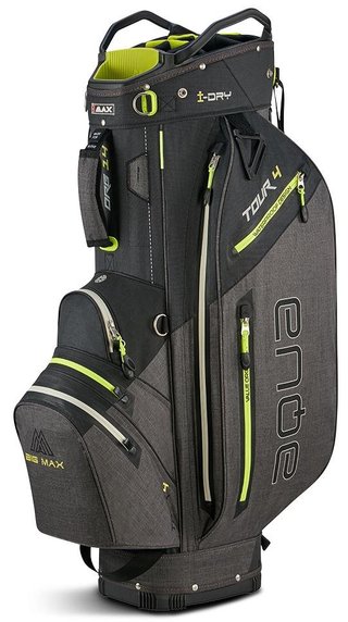 Big Max AQUA Tour 4 cart bag, zwart/storm charcoal/lime
