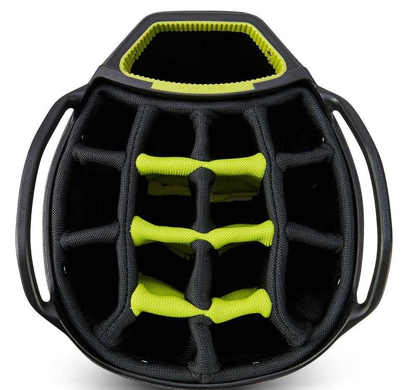 Big Max AQUA Tour 4 cart bag, zwart/storm charcoal/lime