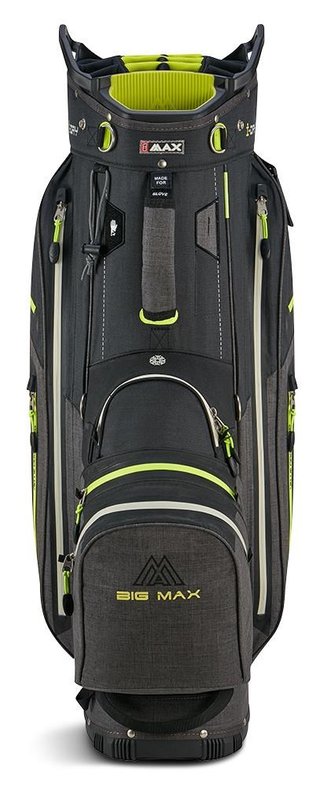 Big Max AQUA Tour 4 cart bag, zwart/storm charcoal/lime
