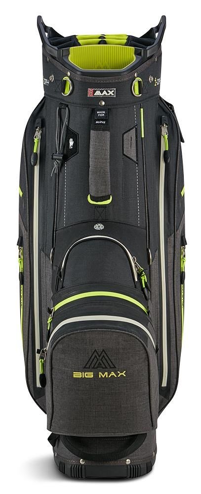 Big Max AQUA Tour 4 cart bag, zwart/storm charcoal/lime
