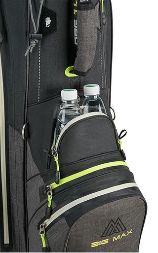 Big Max AQUA Tour 4 cart bag, zwart/storm charcoal/lime