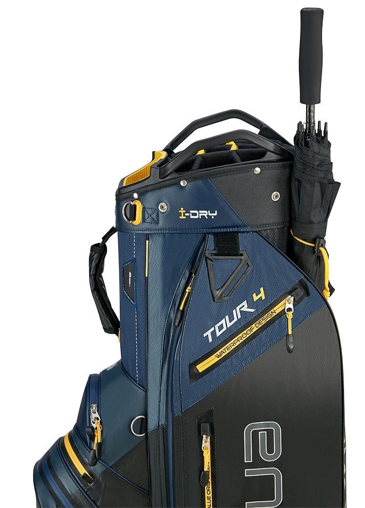 Big Max AQUA Tour 4 cart bag, navy/black/corn