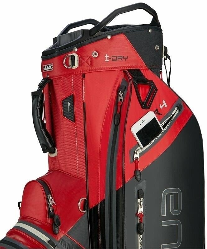 Big Max AQUA Tour 4 cart bag, rood/zwart