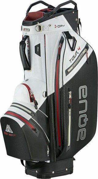 Big Max AQUA Tour 4 cart bag, wit/zwart/merlot
