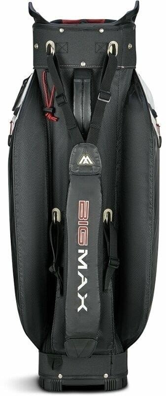 Big Max AQUA Tour 4 cart bag, wit/zwart/merlot