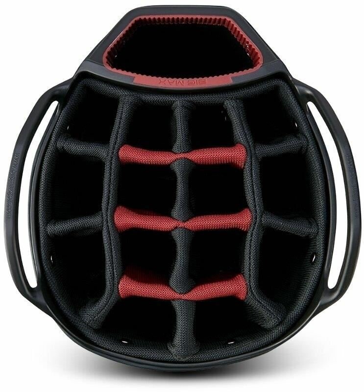 Big Max AQUA Tour 4 cart bag, wit/zwart/merlot
