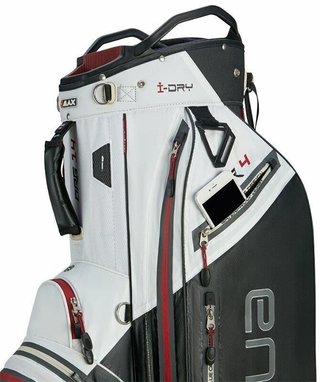 Big Max AQUA Tour 4 cart bag, wit/zwart/merlot