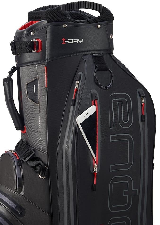 Big Max AQUA Sport 360 cart bag, charcoal/black/red