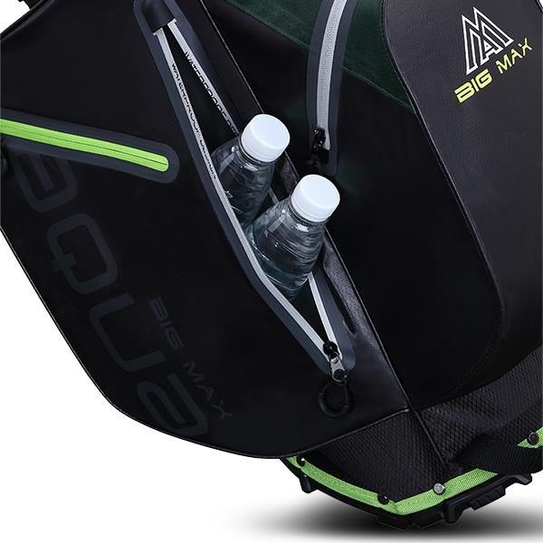 Big Max AQUA Eight G stand bag, bosgroen/zwart/lime