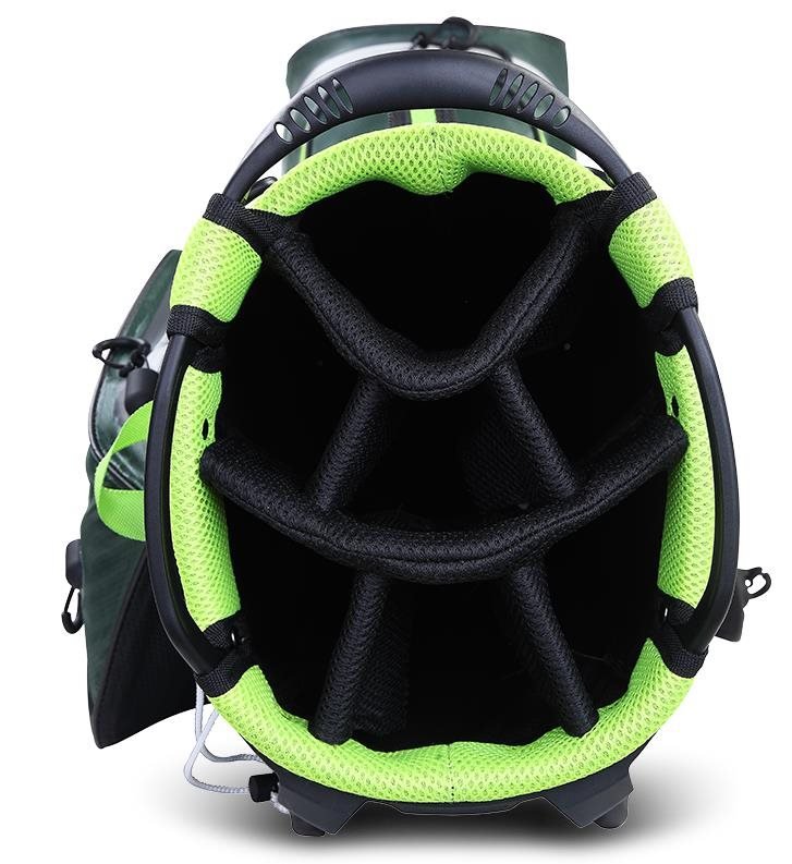 Big Max AQUA Eight G stand bag, bosgroen/zwart/lime