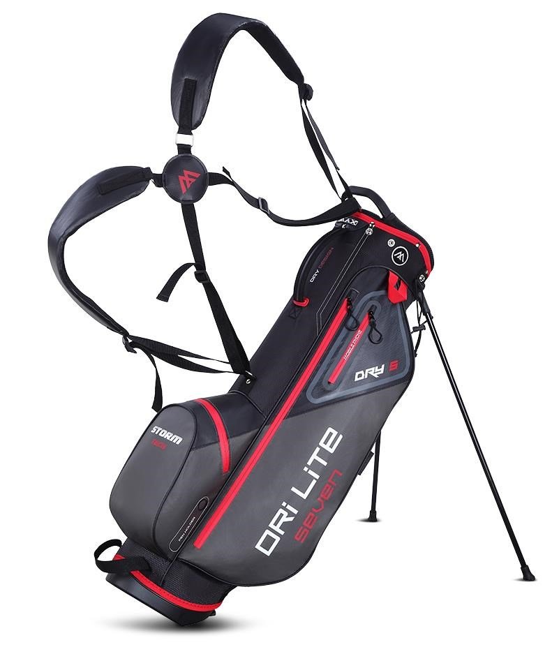 Big Max Dri Lite Seven G stand bag, zwart/rood