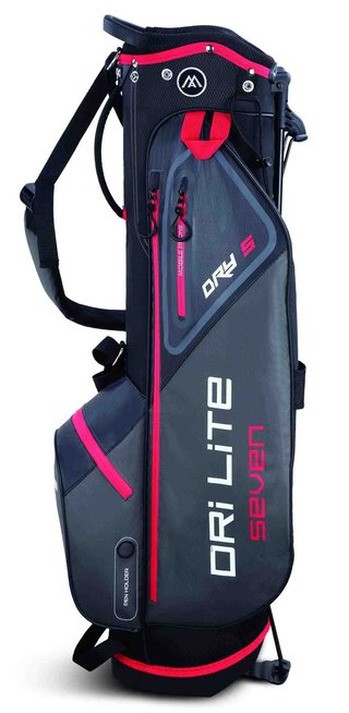Big Max Dri Lite Seven G stand bag, zwart/rood