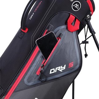 Big Max Dri Lite Seven G stand bag, zwart/rood