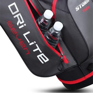 Big Max Dri Lite Seven G stand bag, zwart/rood