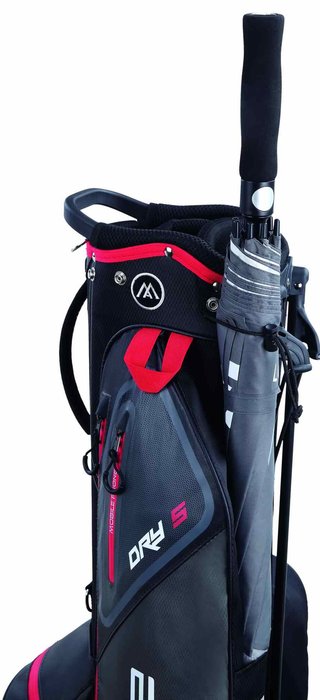Big Max Dri Lite Seven G stand bag, zwart/rood