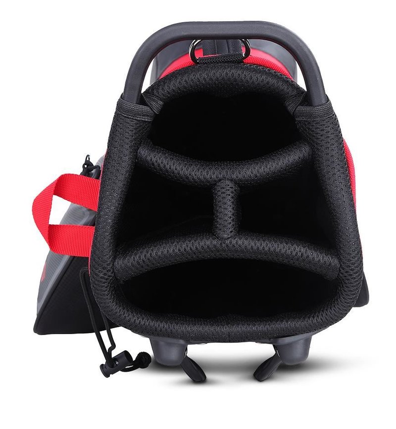 Big Max Dri Lite Seven G stand bag, zwart/rood