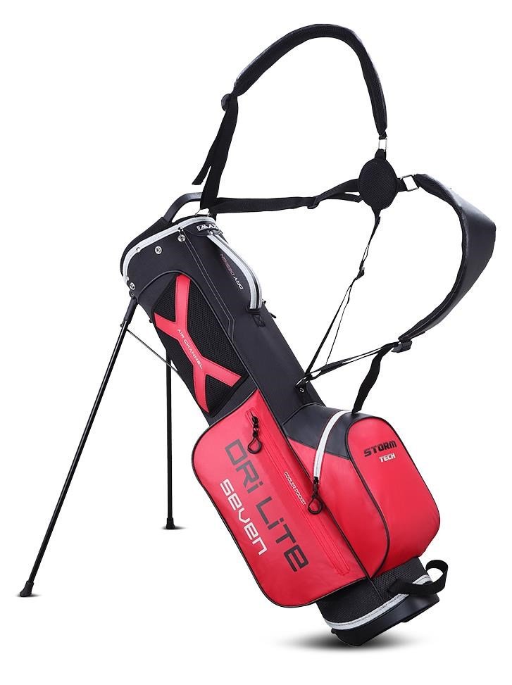 Big Max Dri Lite Seven G stand bag, rood/zwart
