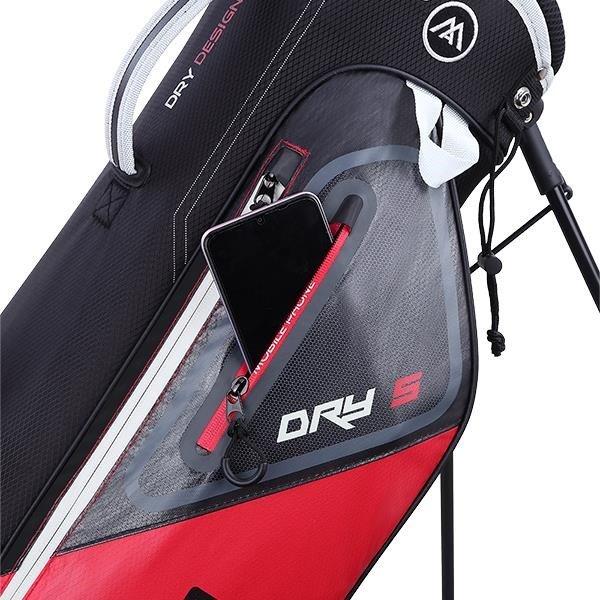 Big Max Dri Lite Seven G stand bag, rood/zwart
