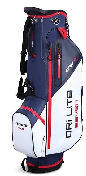 Big Max Dri Lite Seven G stand bag, wit/navy/rood